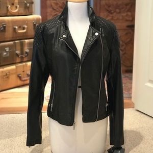 Black Rivet Moto Jacket